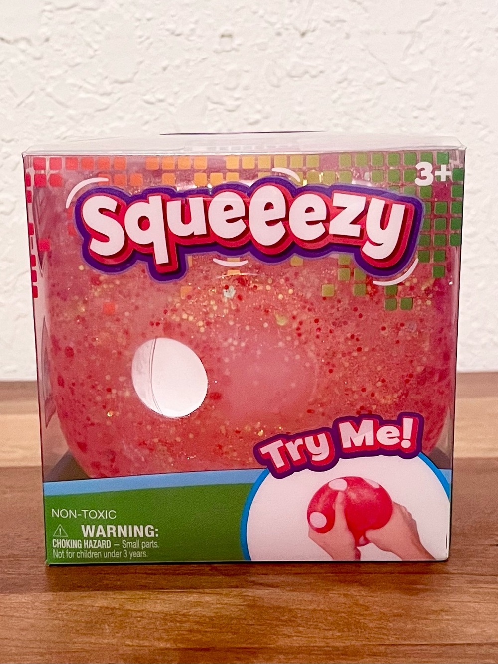 Squeeezy Dice Glitter Squishy